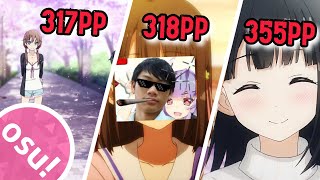 Getting Top Play and 2 more 300pp on Harumachi Clover [upl. by Alda530]