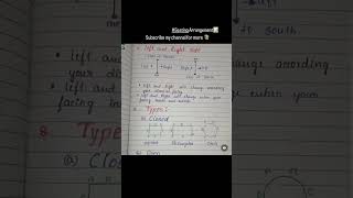 Seating Arrangement Notes📝subscribe like share shortvideos viralvideos viralshort trending [upl. by Trah]