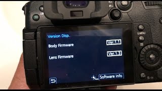 Panasonic GH5 Firmware Update en español [upl. by Eceinej298]