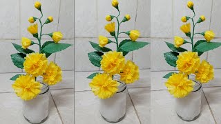 Como fazer FLORES com SACOLAS PLÁSTICAS [upl. by Fernanda]