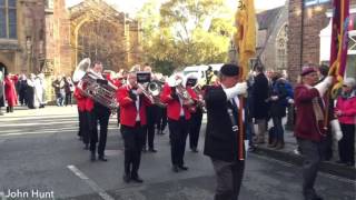 Those that Marched to Vivary Park  Remembrance Sunday Taunton 2016 [upl. by Cattier52]