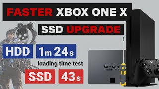 Xbox One X  SSD Upgrade Guide  Loading Times [upl. by Rozina]