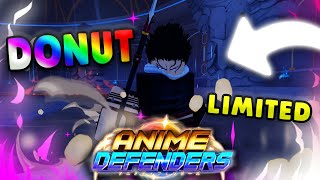 SHOWCASE THE NEW LIMITED DONUT KATAKURI IS A META SLOW Anime Defenders 🗿RAIDS [upl. by Etnohs855]