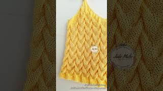 💛 Cable knit tank top knitting pattern 💛 knittingpattern knittingcharts knittingdesigns crochet [upl. by Eirena]