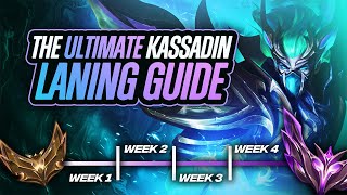 KASSADIN Season 14 Guide  How To LANE and Trade with KASSADIN Step by Step [upl. by Han]