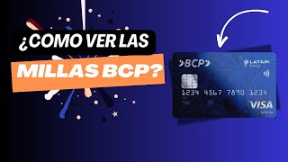 ✅💳 CUANTAS MILLAS SE GANA POR CADA COMPRA CON LA TARJETA DE CREDITO BCP [upl. by Schoening]