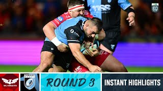 Scarlets v Cardiff Rugby  Instant Highlights  Round 3  URC 202324 [upl. by Algie238]