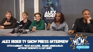 Alex Rider Cast amp Crew Press Interview At MCM London Comic Con  Oct 2019 [upl. by Atteloc625]