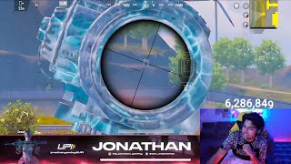 OMG 😱 FINALLY JONATHAN REVELED HIS SENSITIVITY ON LIVE STREAM  JONATHAN GAMING SENSITIVITY [upl. by Evie]