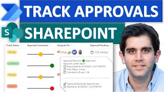 SharePoint Approval Timeline  Power Automate Approvals  Column Formatting  Approval History [upl. by Rubina]