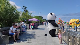 Rowerem z Mielna do Sarbinowa molo i przystań rybacka w Chłopach promenada w Sarbinowie [upl. by Eiznyl758]