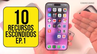 10 recursos escondidos no iPhone  Episódio 1 [upl. by Adihsaar]