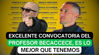 Excelente convocatoria del profesor Becaccece es lo mejor que tenemos [upl. by Noiwtna]