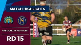 RD15 HIGHLIGHTS Shelford Mens 1st XV vs Hertford [upl. by Eleik]