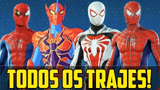 Marvels SpiderMan Remastered PS5  Todas as roupas [upl. by Auka]