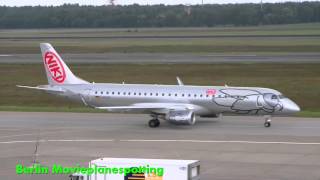 NIKI Air Berlin Embraer ERJ190100LR DARJF am Flughafen Berlin Tegel [upl. by Cutler]