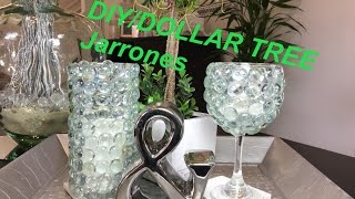 COMO HACER JARRONES ELEGANTES PARTE 3 diyjarronesbonitos [upl. by Temhem]