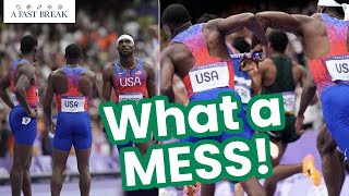 US Mens 4x100 Relay Fail to Medal at Olympics AGAIN What Went Wrong [upl. by Tess]