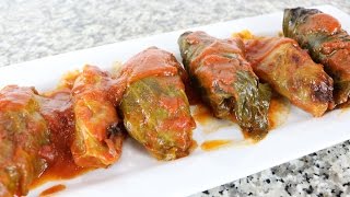 Rollitos de Repollo con Carne y Arroz [upl. by Alahs]