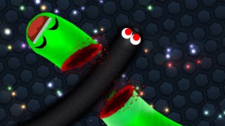 Slitherio Hacker Joins The Game  Epic Slitherio Gameplay [upl. by Fattal]