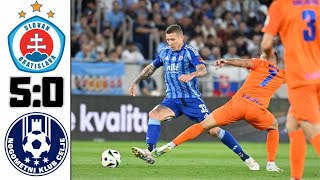 SLOVAN BRATISLAVA VS NK CELJE 2PREDKOLO LIGY MAJSTROV 2024 2ZÁPAS [upl. by Eerhs]