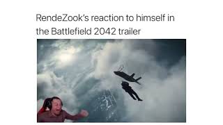 Most Emotional moment RendeZook reacts to himself in the Battlefield 2042 trailer [upl. by Oicor829]