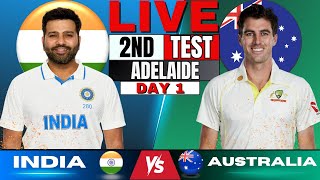 IND vs AUS Test India vs Australia 2nd Test Day 1  Live Score amp Commentary  IND vs AUS BGT 2024 [upl. by Simeon]