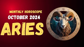 Aries Monthly Horoscope October 2024 Astrology Insights  Aries October 2024 Monthly Horoscope [upl. by Nonnahsed]