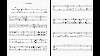 Verde luz para pianosheet – Antonio Caban Vale [upl. by Seftton]