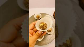 2min easy protein energy ballsBakewithMnN energyboost protein viralvideo ytshortsschoolfood [upl. by Rolfston]