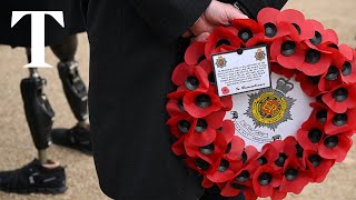 LIVE Remembrance Sunday from the Cenotaph [upl. by Crin]