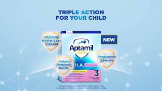 Aptamil Gold HA Prosyneo Growing Up Formula [upl. by Asirram]