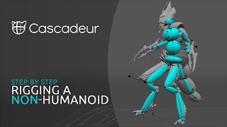 How to Rig a NonHumanoid Character in Cascadeur [upl. by Jaine178]