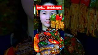 Boki Mukbang। Eating challenge। mukbang shorts eatingchallenge [upl. by Aramak453]