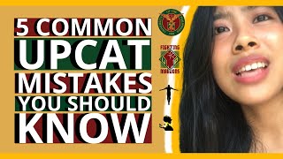 UPCAT TIPS 5 MOST COMMON UPCAT MISTAKES THAT YOU SHOULD KNOW   DONT DO THIS on your UPCAT [upl. by Lattimer878]