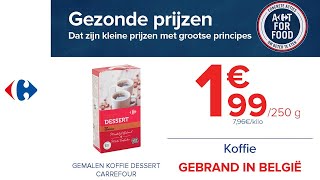 Een kleine prijs voor koffie gebrand in België [upl. by Dwan]