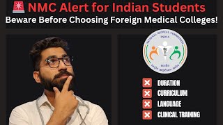 🚨 Important NMC Alert for Indian Medical Students Dont Ignore 🚨 [upl. by Ahsinelg]