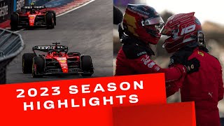 Scuderia Ferrari  2023 Season Highlights [upl. by Needan683]