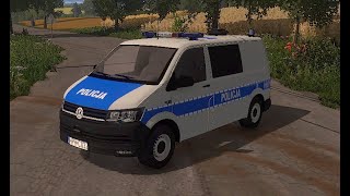 FS17 DL Volkswagen T6 Policja [upl. by Roselia]