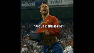 Pique Defending🗿shorts capcut capcutedit [upl. by Anawyt]