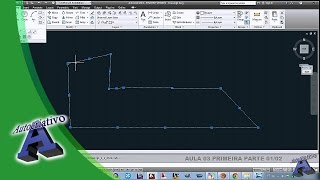 AUTOCAD 2013 aula 0320 Comandos de Desenho Primeira Parte  Autocriativo [upl. by Beffrey]