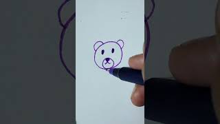 Easy teddy drawing Rose APT song trending viral drawing rosé [upl. by Myranda]