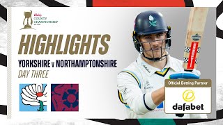 Highlights Yorkshire vs Northants  Day Three  Yorkshire secure promotion [upl. by Llertak]