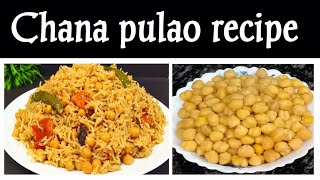 chana pulao recipe  degi chana pulao  kabli chna pulao by kitchen with yusra tasty pulao recipe😋 [upl. by Eiltan282]