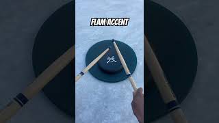 Flam Accent Demo  PAS Drum Rudiments [upl. by Vivi]