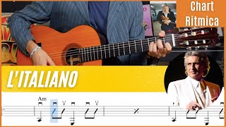 LItaliano  Toto Cutugno  Tutorial Chitarra  Accordi  Canzoni Facili [upl. by Ixela]