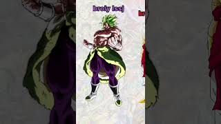 all broly transformations dbs amp dbz shorts [upl. by Yroc]