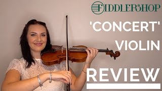 My Review amp Thoughts on the Fiddlerman 3 CONCERT Violin [upl. by Vharat]