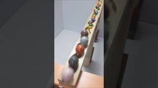 Marble Run Race ASMR  Wooden Wave Course Colorful Marbles 138 marblerunrace marblerunandmore [upl. by Buke301]