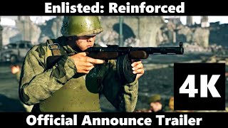 Enlisted Reinforced  Official Announce Trailer 4K [upl. by Ronoh477]